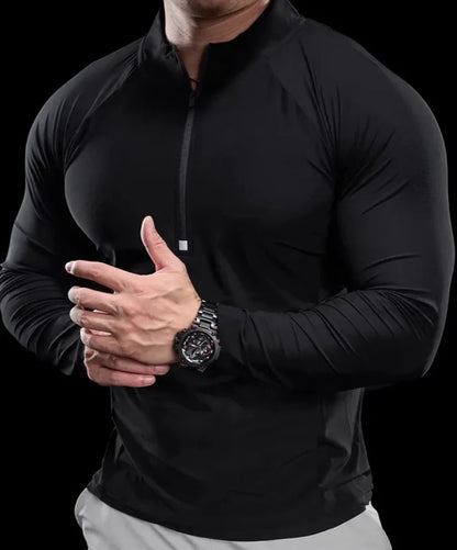 Men's Compression Half Zip Shirt