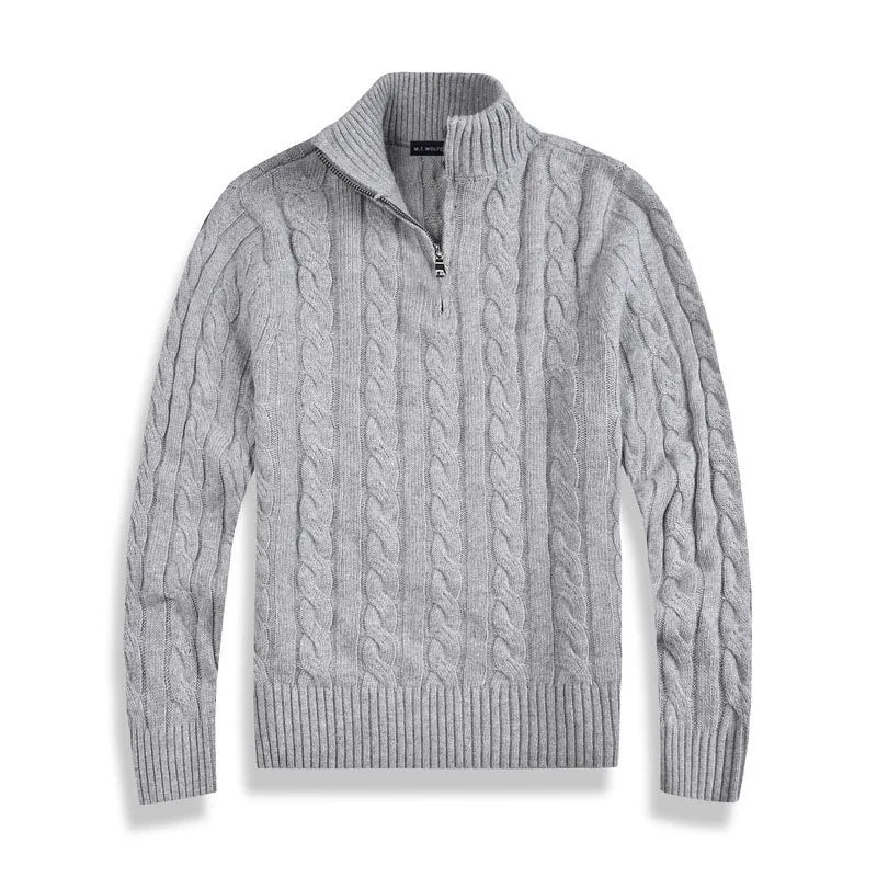 Men's Half Zip Sweater Classic Style