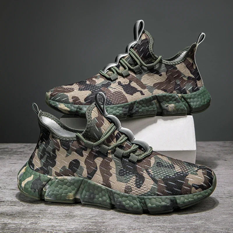 Army Green Camouflage Shoes