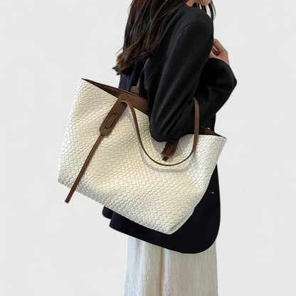 Timeless Natural Fiber Shopping Bag