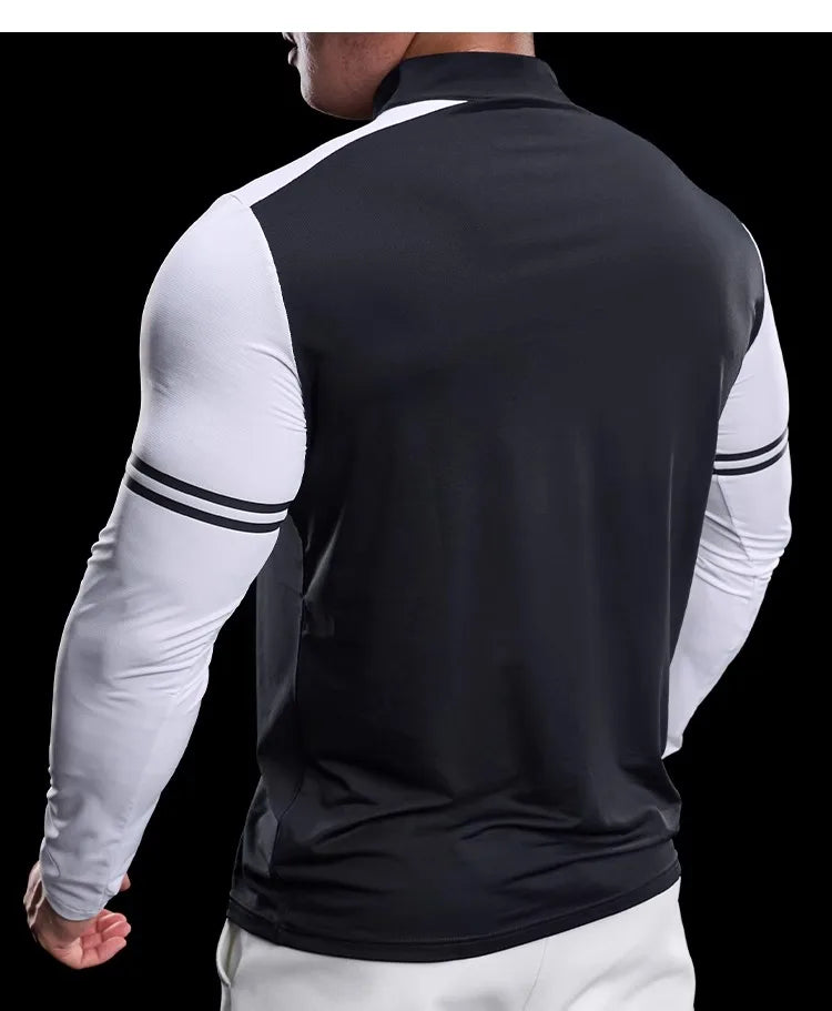 Men's Half-Zip Gym Shirt