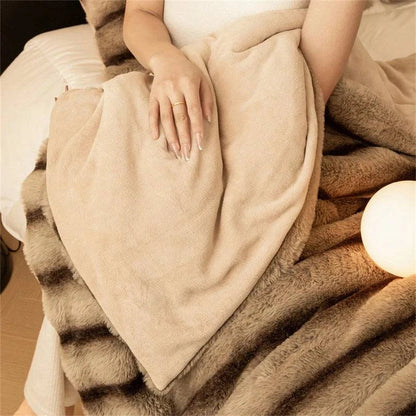Liora Faux Fur Throw Blanket