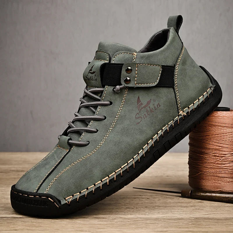 Authentic Brown Leather Boots