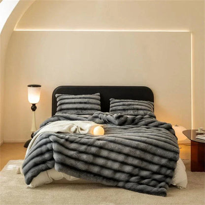 Liora Faux Fur Throw Blanket