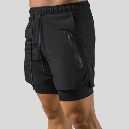 Men's 2-In-1 Sports Pants Versatile Performance
