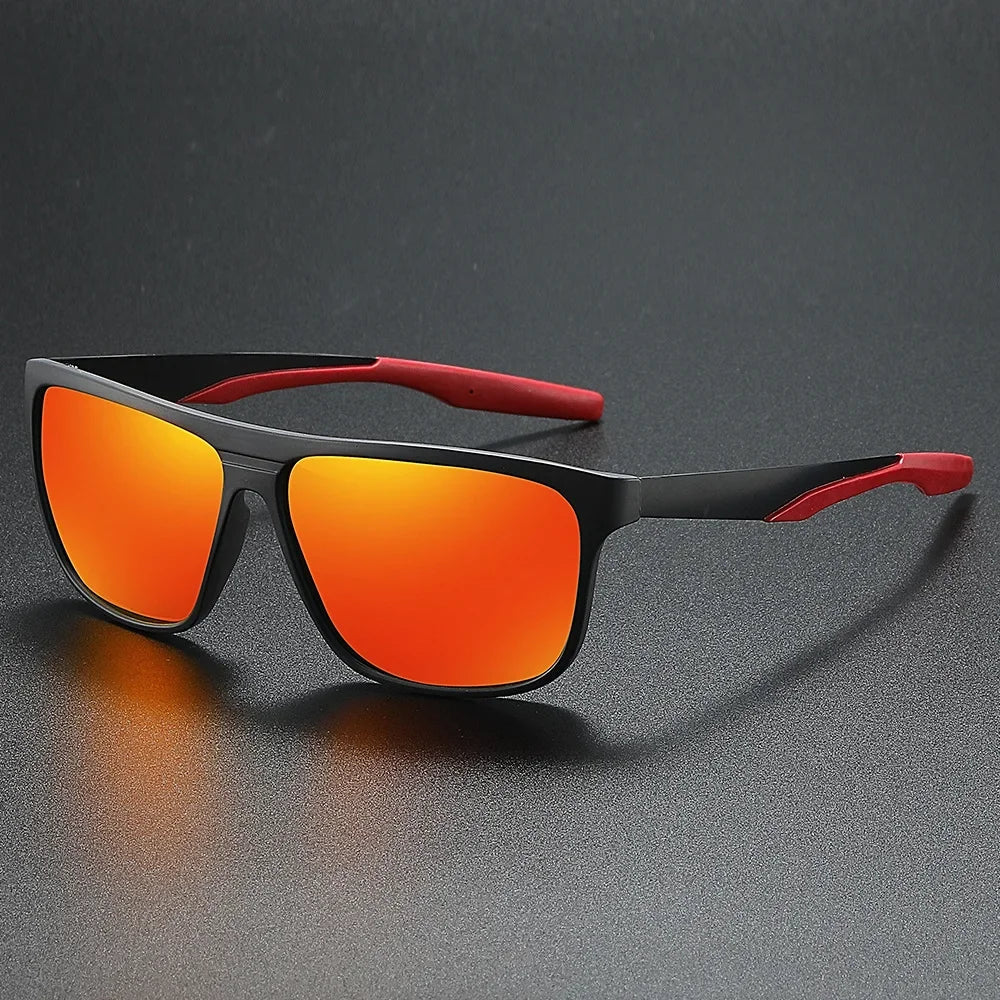 Bravos Rectangular Sunglasses Men's Polarized - VibreMode