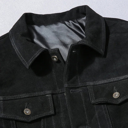 Soft Suede Leather Jacket