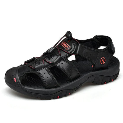 Men's Closed Toe Sandals Adjustable Strap