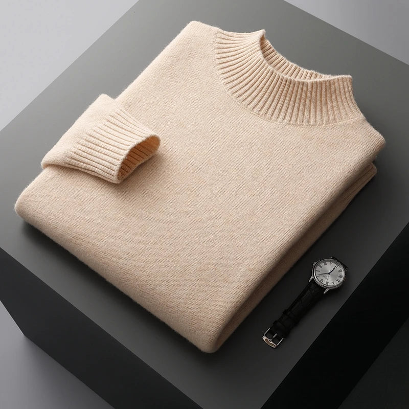 Selviano Men's Wool Pullover Sweater - VibreMode