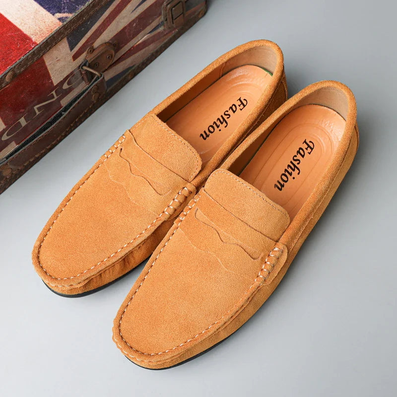 Luxury Soft Suede Slip On Shoes