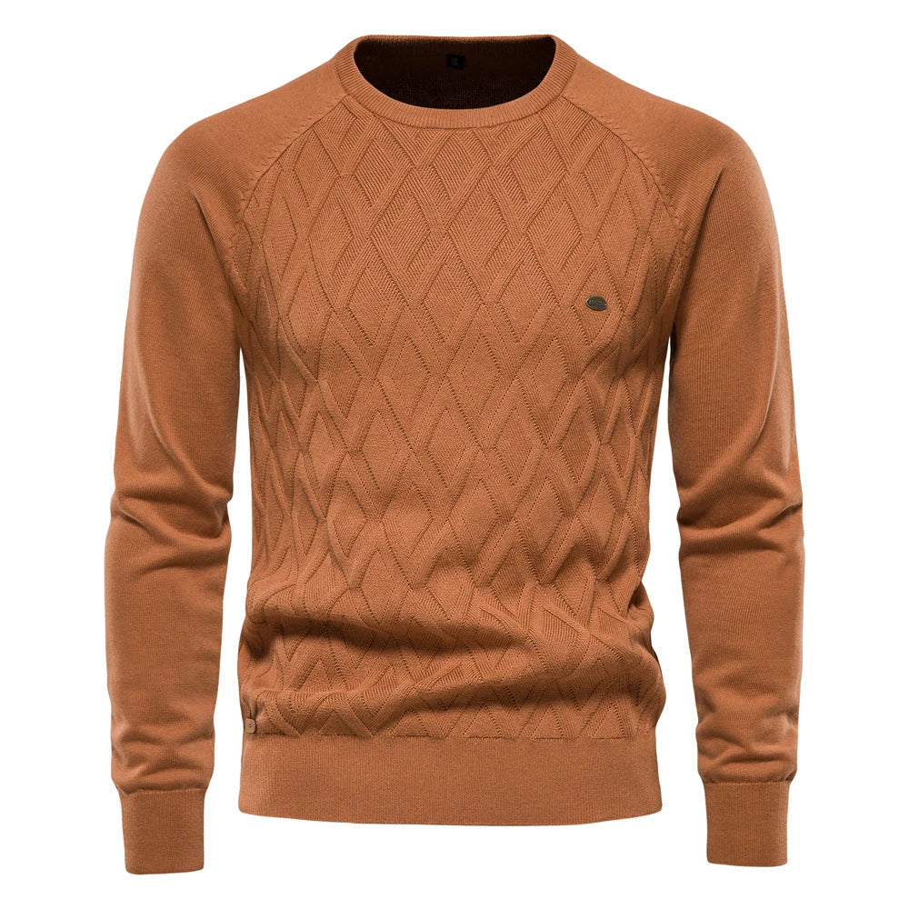 Classic Plaid Men's Sweater