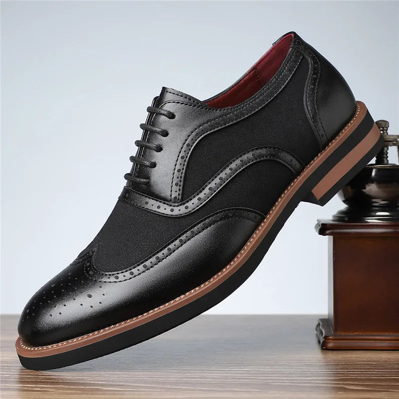 Authentic Leather Oxford Shoes