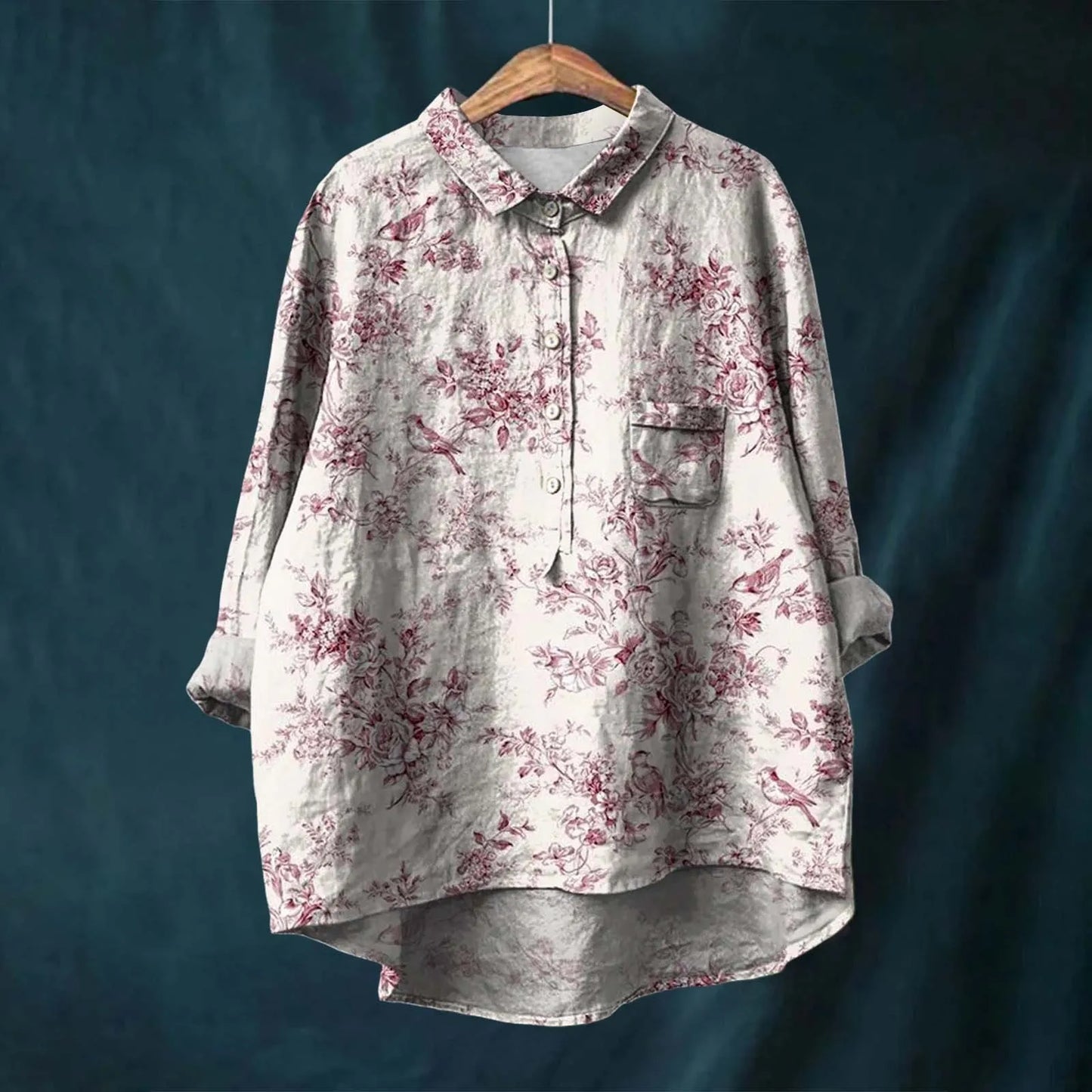 Floral Women's Casual Spring Blouse