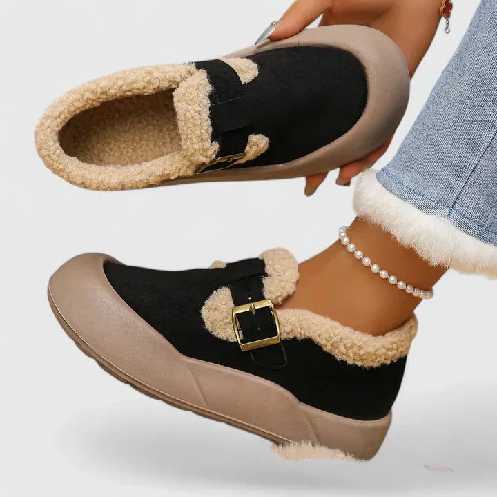 Comfortable Women's Spring Buckle Loafers Shoes