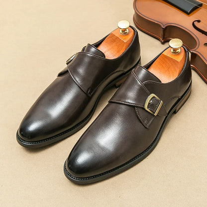 Genuine Brown Leather Shoes