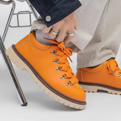 Men's Derby Leather Shoes - VibreMode
