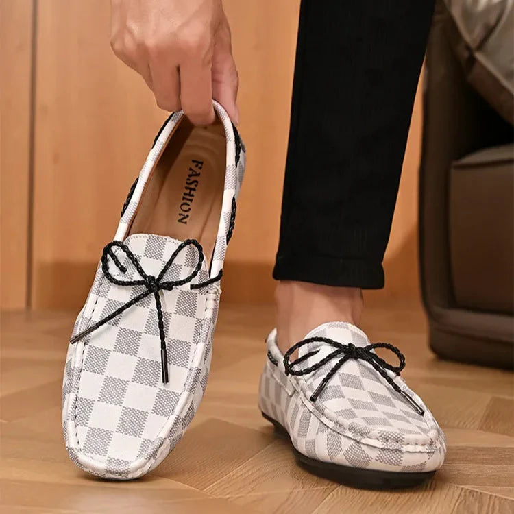 Classic Real Leather Slip On Shoes