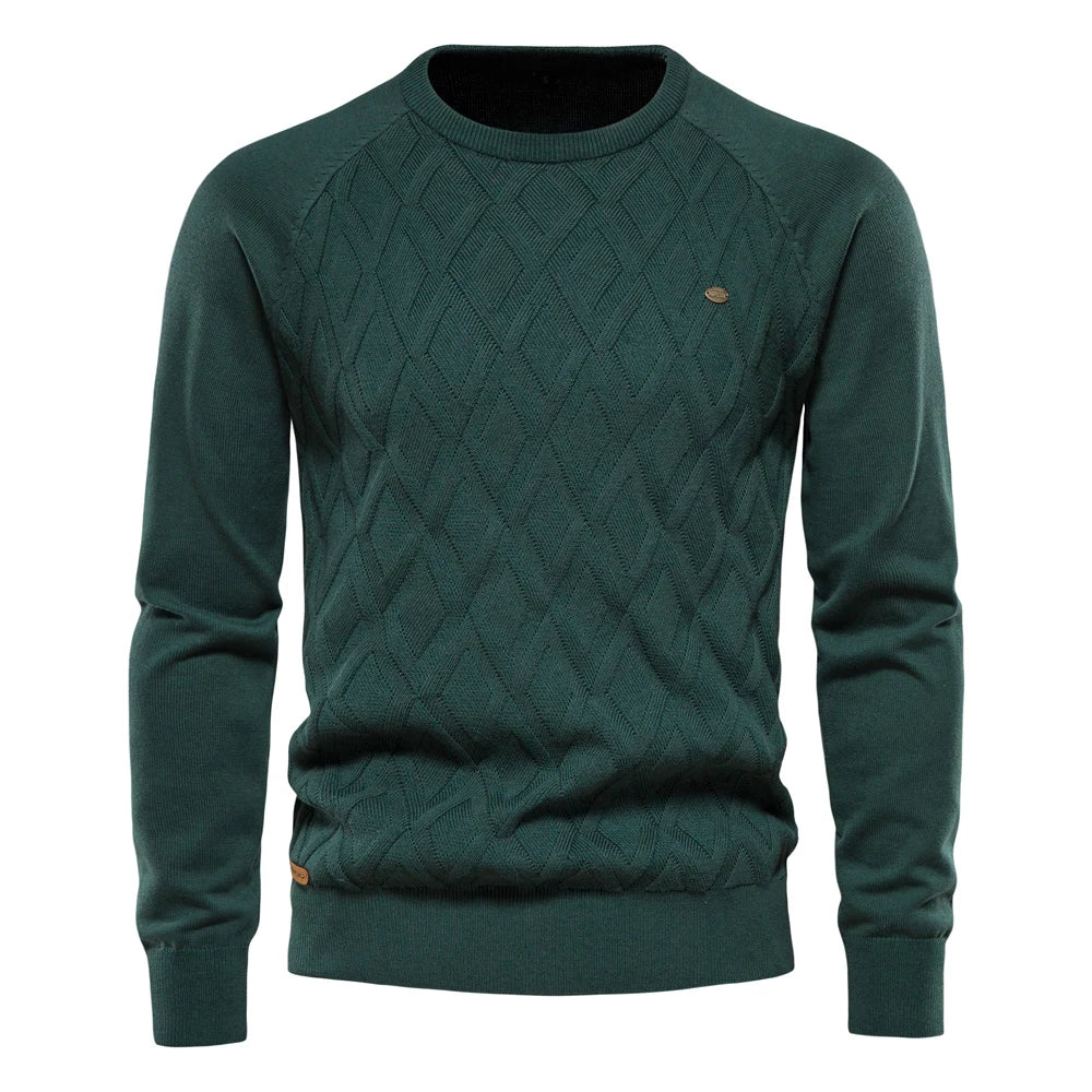 Classic Plaid Men's Sweater