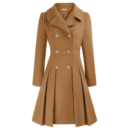 Women's Wool A-Line Peacoat