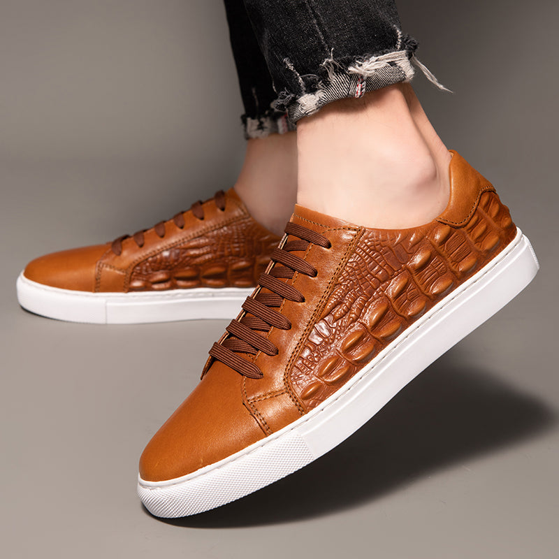 Premium Genuine Leather Trainers