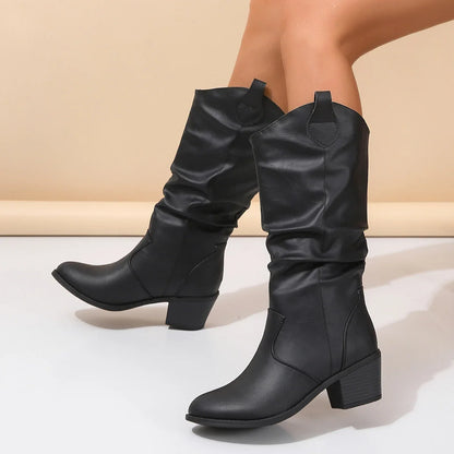 Women's Western Mid Calf Boots