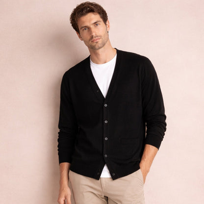 Men's 100% Cashmere Cardigan