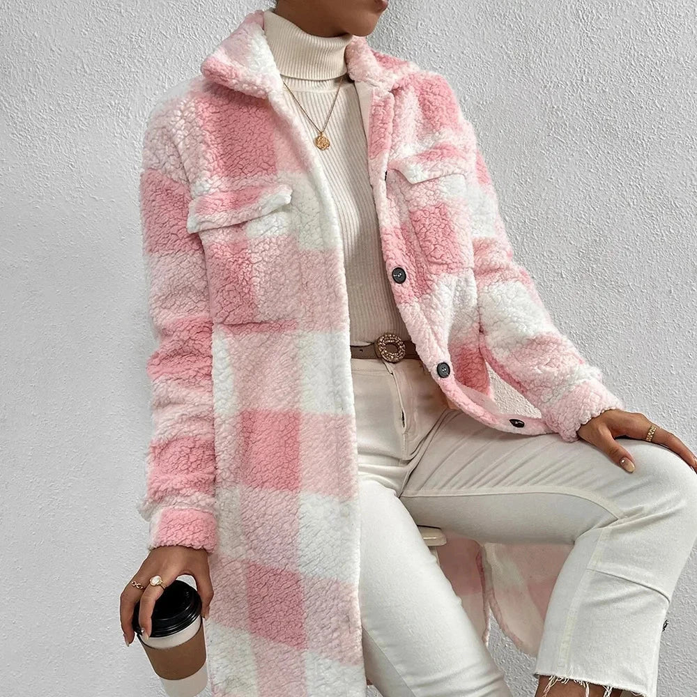 Classic Plaid Coat - VibreMode