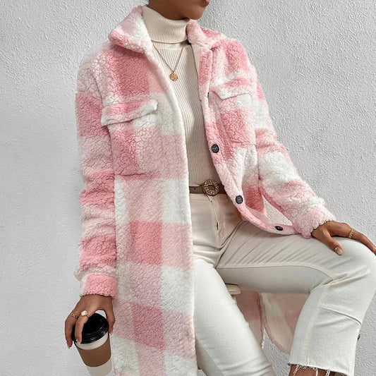 Classic Plaid Coat - VibreMode