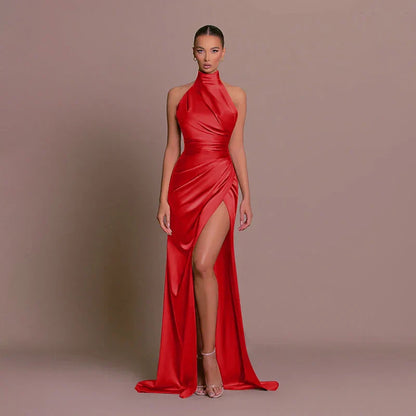 Carla Women's High-Slit Evening Gown