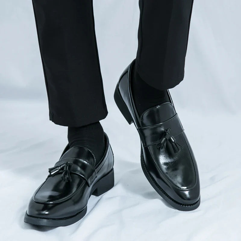 Classic Genuine Leather Slip On Shoe