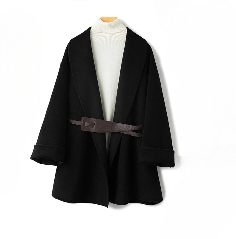 Cosmopolitan Wool Kimono Coat - Jack Hafford
