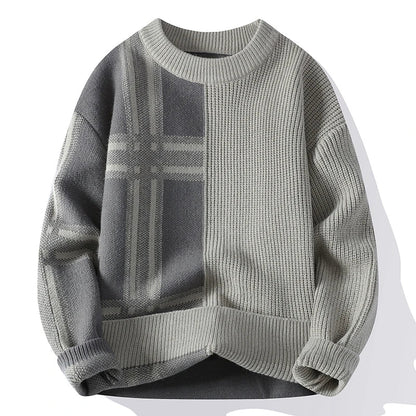 Classic Check Wool Pullover Sweater