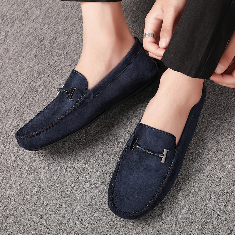 Luxurious Leather Slip On Shoes