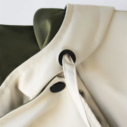 Women's Windbreaker Jacket Contrast Panel