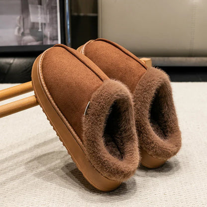 Women's Plush Slippers Warm Lining Non-Slip Sole