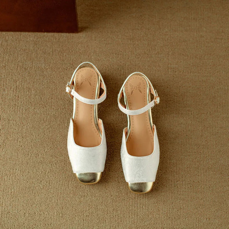 Elegant Low Heel Sandals