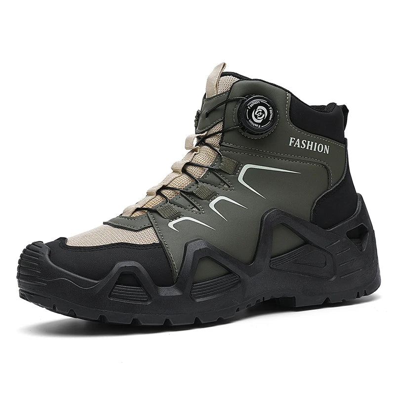 Waterproof Hiking Boots for Men with Durable Leather