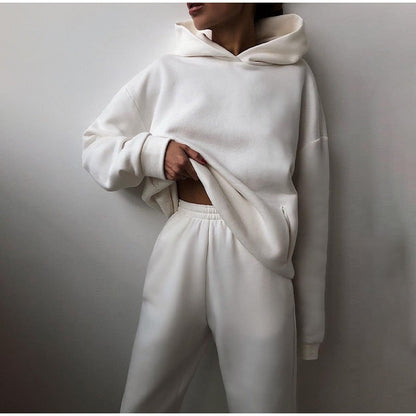 Women's Relaxed Fit Hoodie Jogger Set