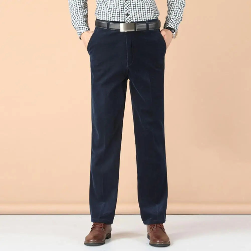 Men's Lightweight Slim Fit Summer Trousers