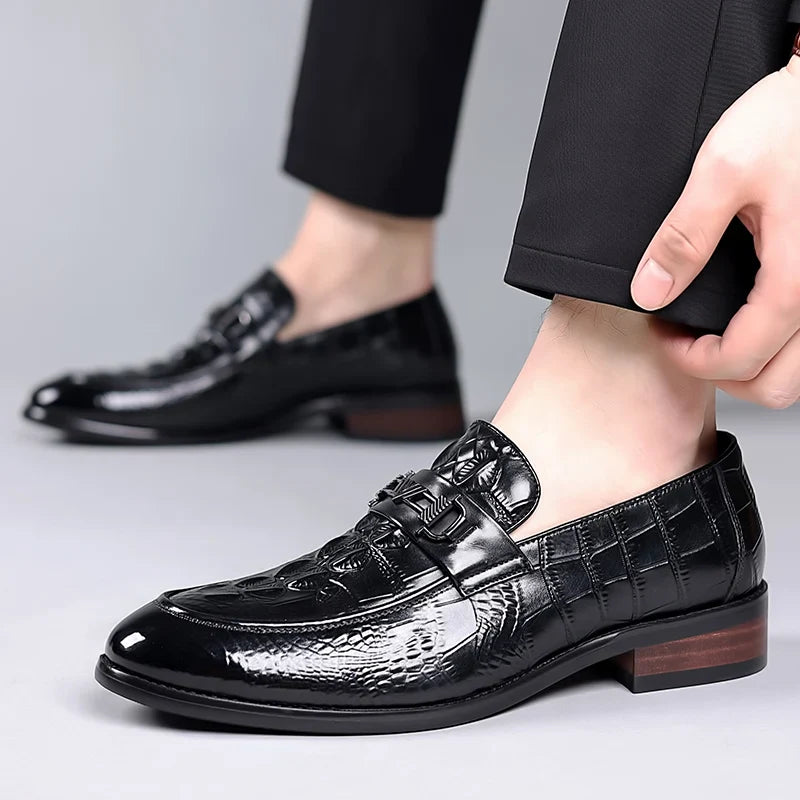 Men's Leather Slip On Shoes