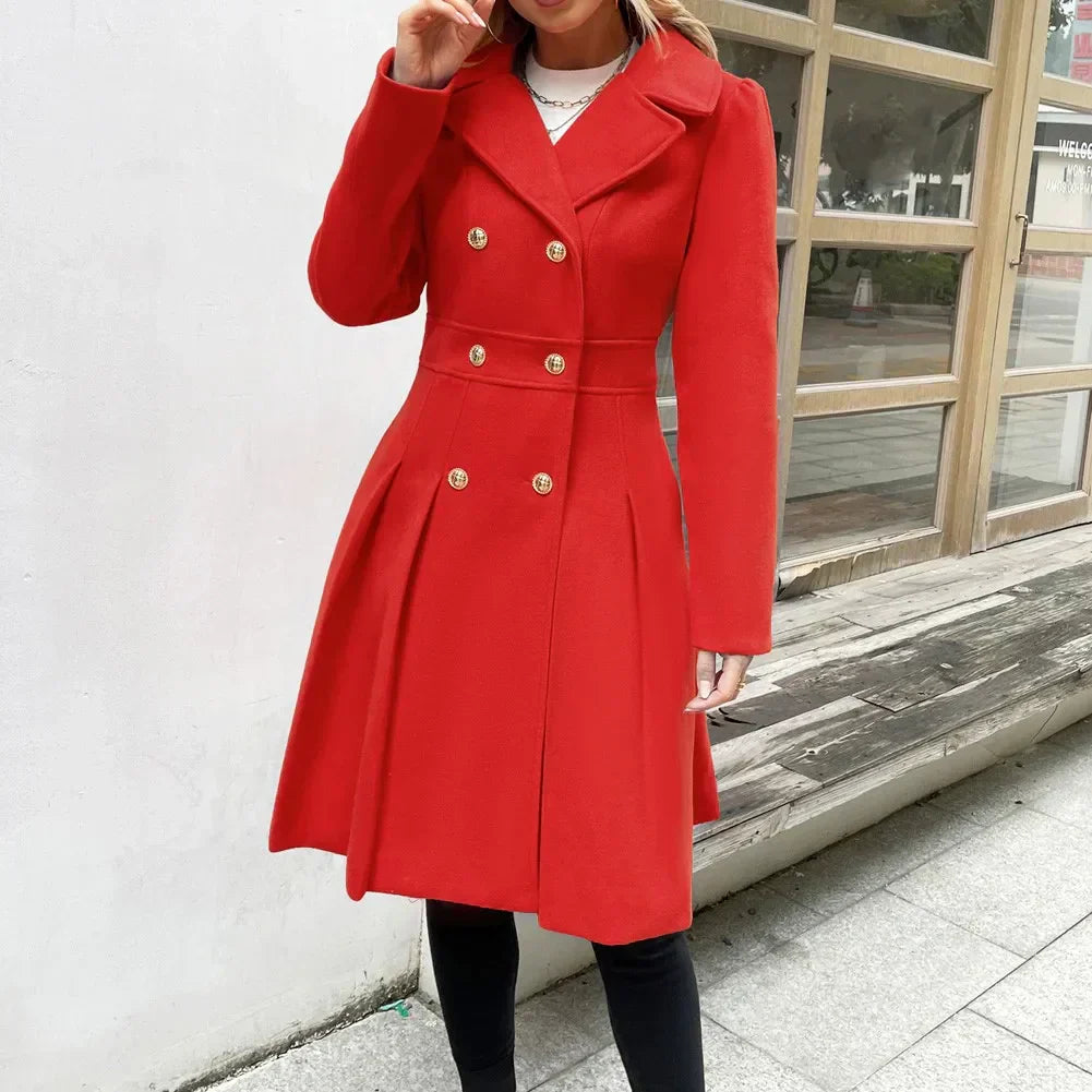 Women's Wool A-Line Peacoat