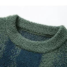 Warm Crew Neck Pullover Sweater