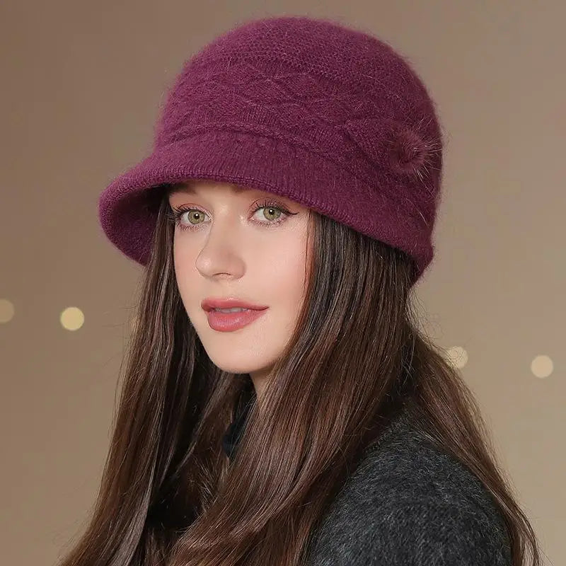 Women's Warm Knit Cloche Hat