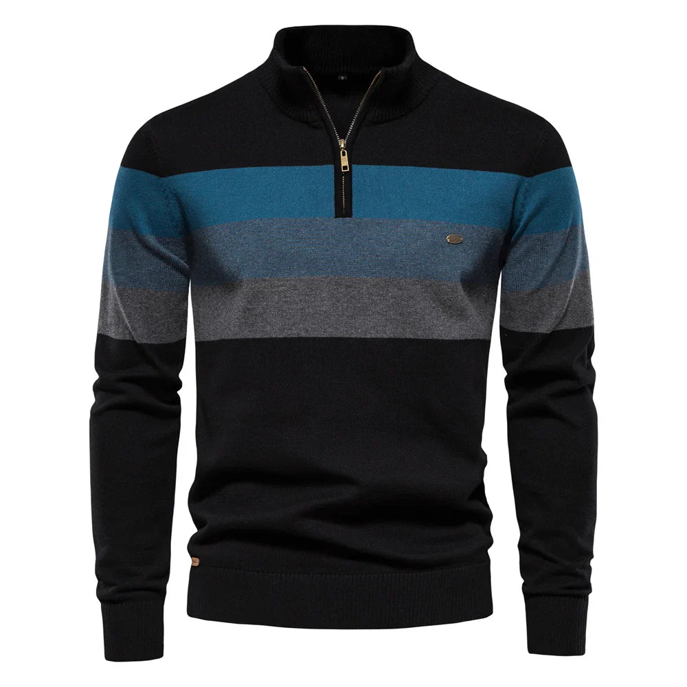 Velstren Men's Quarter Zip Fleece Pullover