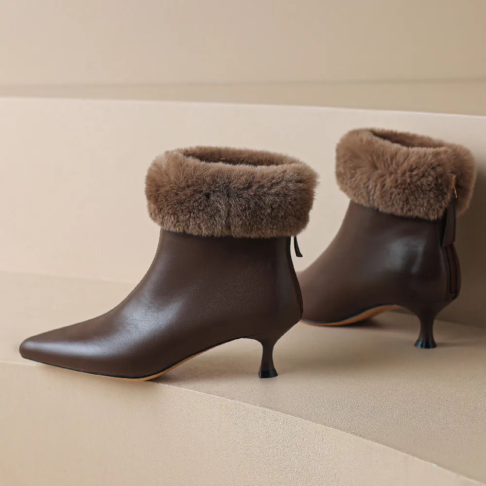 Women's Leather Ankle Boots