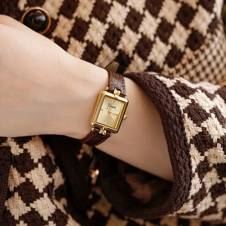 Stylish Genuine Leather Watch