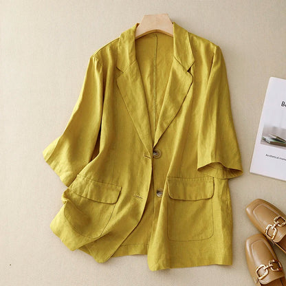 Women's Linen Summer Blazer