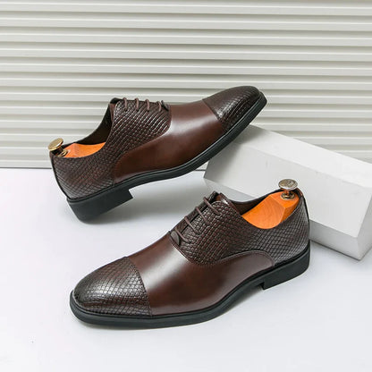 Authentic Luxury Leather Brogue Shoes