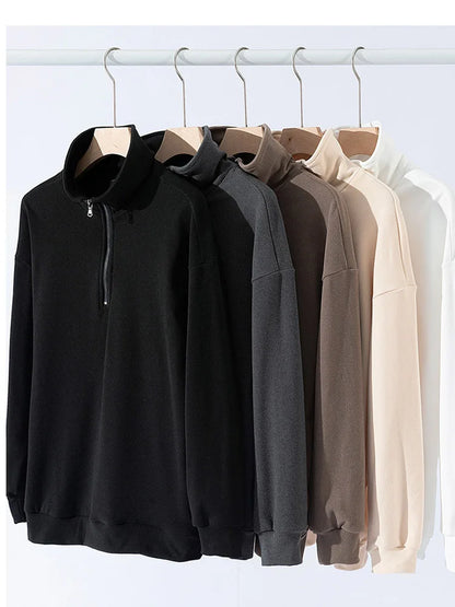 Warm Quarter Zip Fleece Sweater