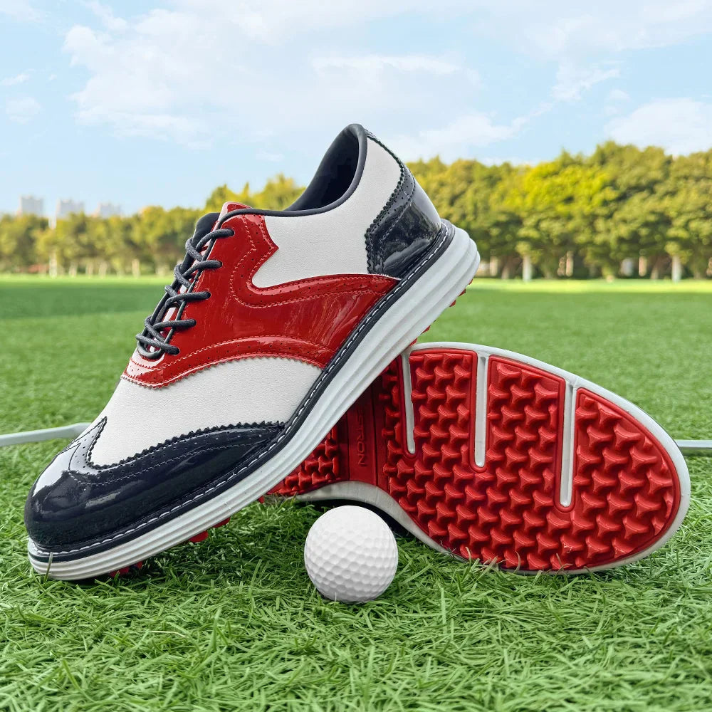Men's Golf Shoe Leather Strathmore Heritage